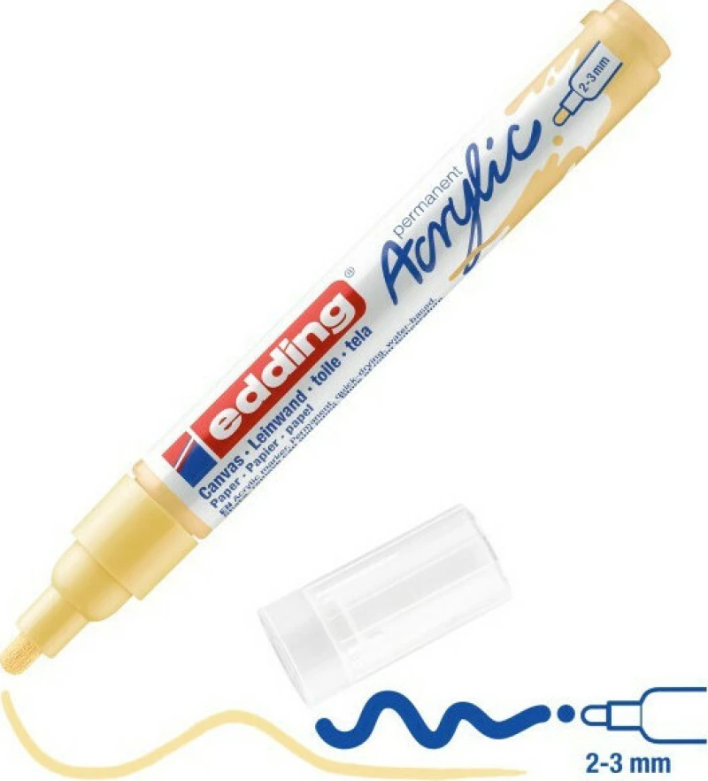 Edding 5100 Ακρυλικός 3mm Pastel Yellow