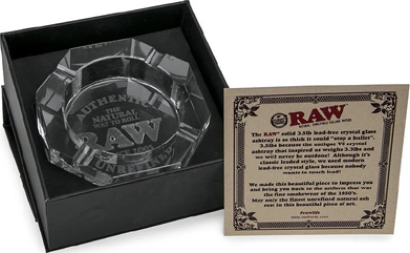 RAW Crystal Ashtray- Τασάκι Raw Κρυστάλλινο