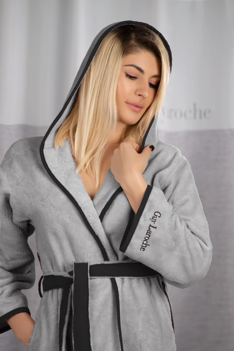 Guy Laroche Comfy Με Κουκούλα Smoke