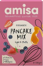 amisa Μείγμα για Γλυκά Βιολογικό Vegan για Pancakes 400gr