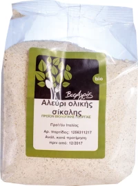 Βιο Αγρός Βιολογικό Αλεύρι Σίκαλης Ολικής Αλέσεως 1000gr