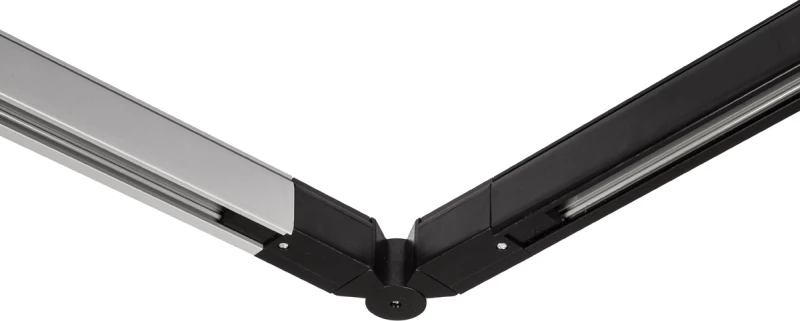 VK Lighting Σύνδεσμος Ράγας Αλουμινίου Ρυθμιζόμενος Γωνία Μαύρος VK/25B/B