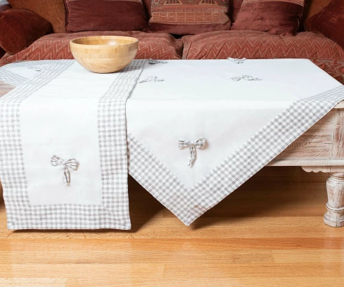 Silk Fashion Καρέ 90x90 Bow 1