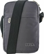 Polo Wave Ανδρική Τσάντα Ώμου / Χιαστί σε Γκρι χρώμα