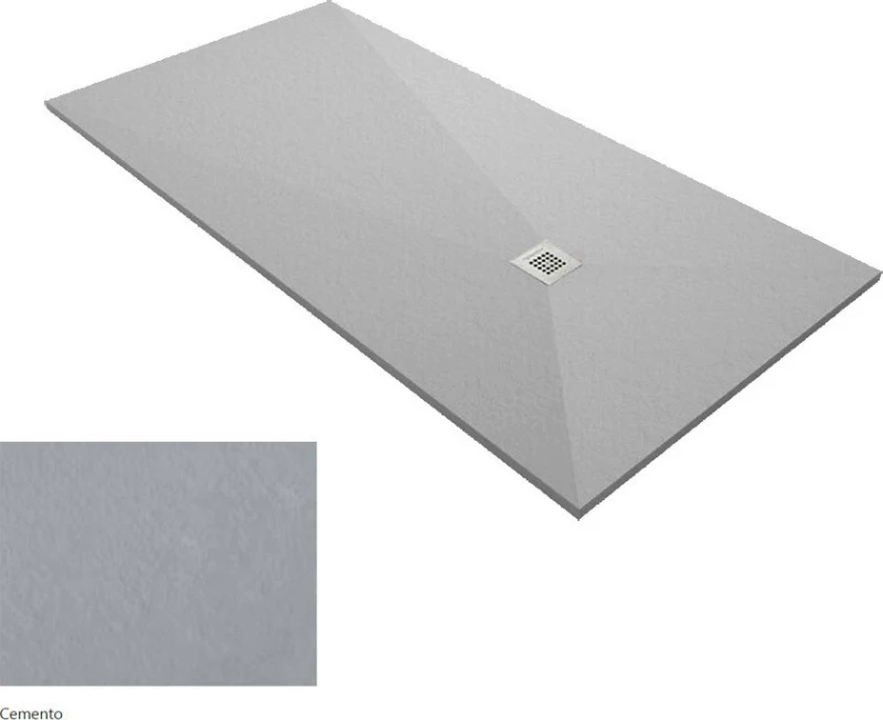 Karag Pietra Ντουζιέρα 70x180cm Cemento