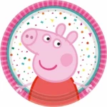 Amscan Χάρτινα Πιάτα Γλυκού Peppa Pig M9906330 8τμχ