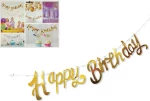 Διακοσμητική Γιρλάντα Happy Birthday
