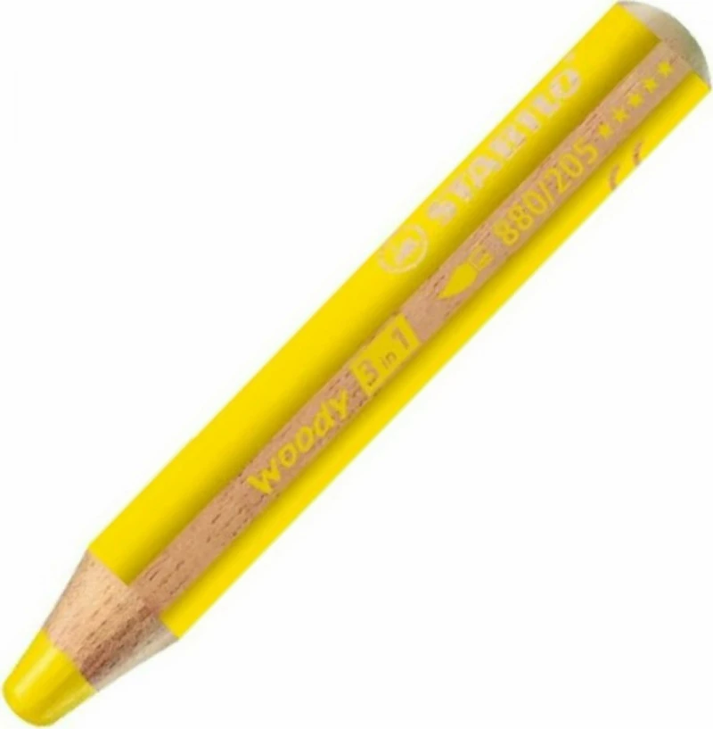 Stabilo Woody Μολύβι Κίτρινο 880/205 1τμχ