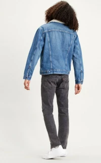 Levi's Ανδρικό Τζιν Μπουφάν για Χειμώνα Μπλε
