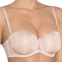 Triumph Beauty Full Essential WDP Balconette Μπεζ Σουτιέν με Ελαφριά Ενίσχυση