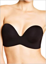 Wonderbra Ultimate W032D Μαύρο Σουτιέν για Βαθύ Ντεκολτέ Push Up