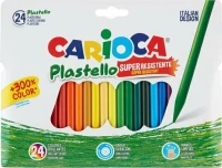 Carioca Plastello Σετ Κηρομπογιές 24τμχ