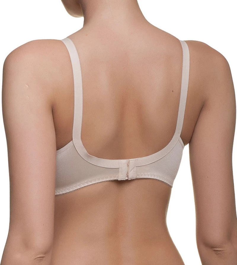 Triumph Claudette 200 Stretch Μπεζ Σουτιέν Χωρίς Ενίσχυση & Χωρίς Μπανέλες