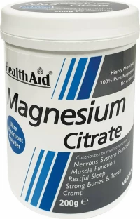 Health Aid Magnesium Citrate Powder 200gr