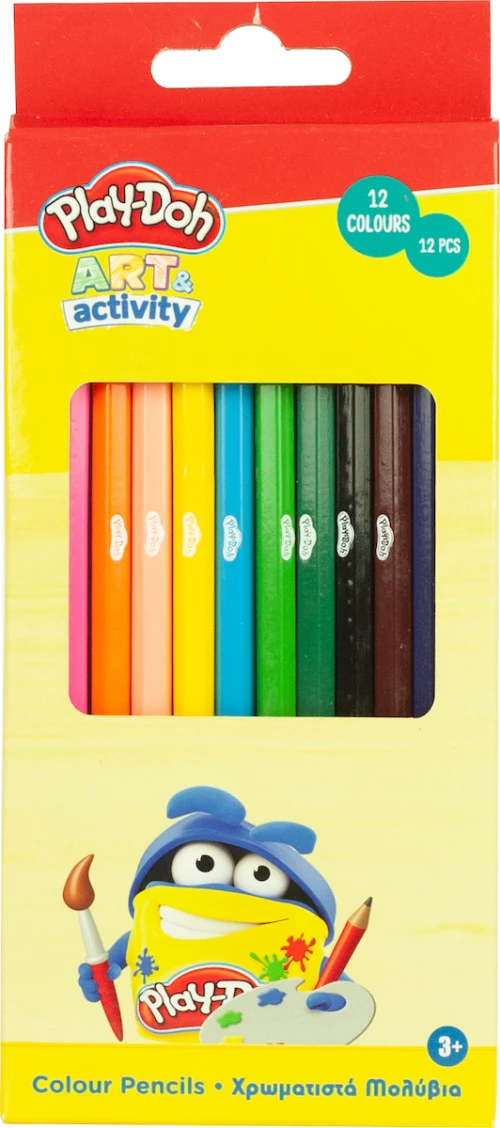 Gim Play-Doh Σετ Ξυλομπογιές 12τμχ