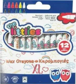 The Littlies Κηρομπογές 12 XL Χρώματα