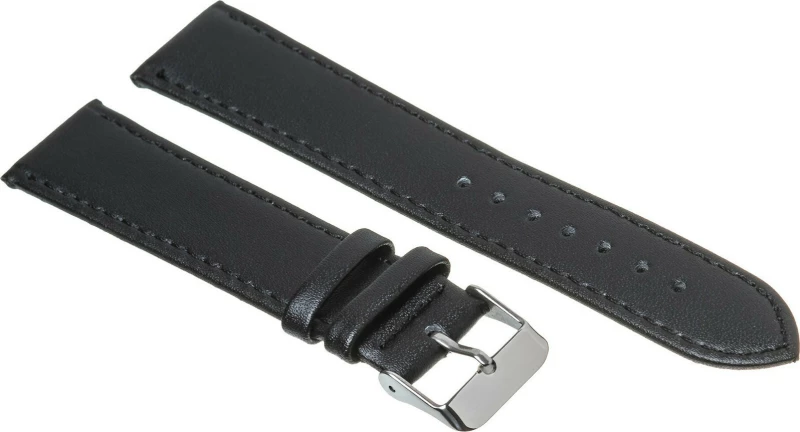 Tzevelion ART1266L Δερμάτινο Λουράκι Μαύρο 20mm