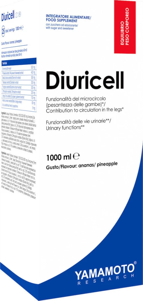 Yamamoto Nutrition Diuricell 1000ml Pineapple