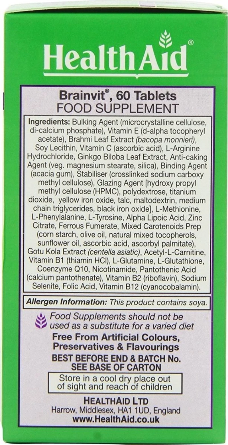 Health Aid Brainvit 60 ταμπλέτες