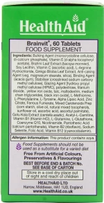 Health Aid Brainvit 60 ταμπλέτες