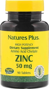Nature's Plus Zinc 50mg 90 ταμπλέτες