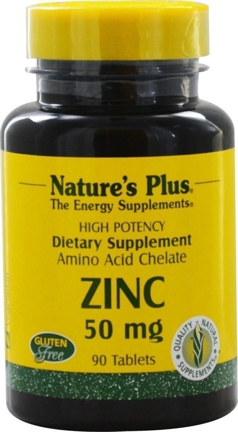 Nature's Plus Zinc 50mg 90 ταμπλέτες