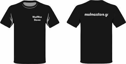 T-shirt MadMax (Μαύρο)
