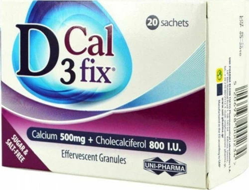 Uni-Pharma D3 Fix Calcium X20 φακελίσκοι