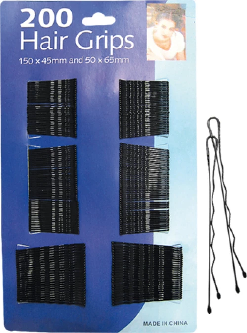 Hair Grips Τσιμπιδάκια Μαλλιών 200 Τμχ