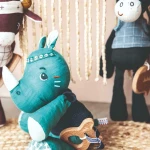 Lilliputiens Πάνινος Μουσικός Ρινόκερος Μάριους