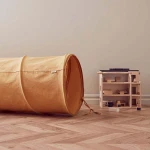 Kids Concept Υφασμάτινο Τούνελ Παιχνιδιού Κίτρινο