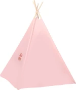 vidaXL Σκηνή Teepee Peach Skin με Σάκο Ροζ