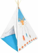 Ecotoys Παιδική Ινδιάνικη Σκηνή Blue & White