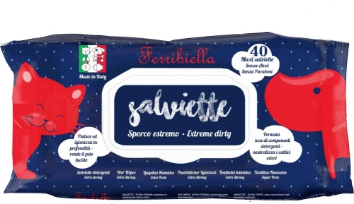 Ferribiella Μαντηλάκια Καθαρισμού Extreme Dirty 40τμχ