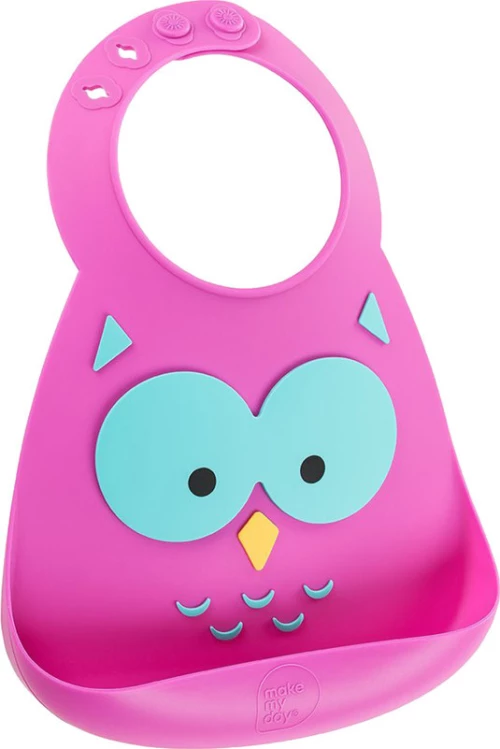 Make my Day Σαλιάρα Σιλικόνης Owl