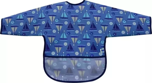 Kikka Boo Ποδιά Πλαστική Boats Blue