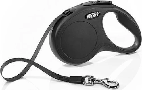 Flexi Νew Classic Ιμάντας μαύρος L
