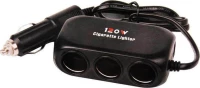 Autoline 14115 Διακλαδωτής Αναπτήρα 12/24W Black