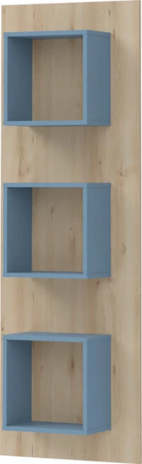 Ραφιέρα JNR Beech-Denim 58x22x172 cm