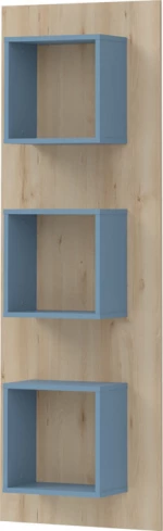 Ραφιέρα JNR Beech-Denim 58x22x172 cm