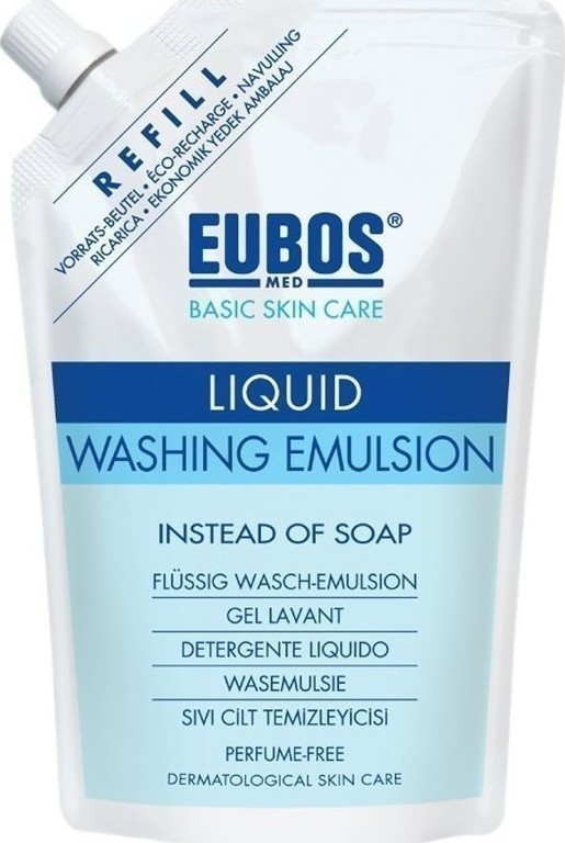 Eubos Blue Liquid Washing Emulsion Refill 400ml