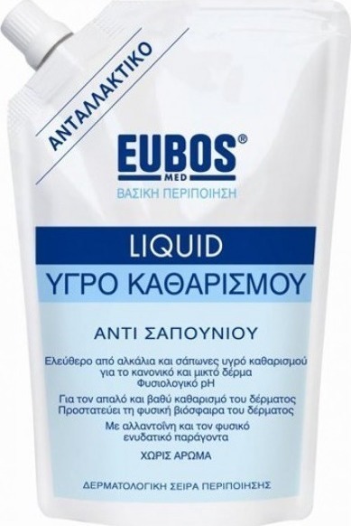 Eubos Blue Liquid Washing Emulsion Refill 400ml