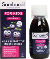 Olvos Science Sambucol Kids + Vitamin C 120ml