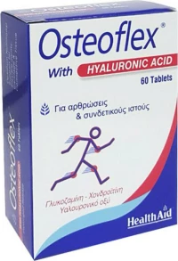 Health Aid Osteoflex with Hyaluronic Acid 60 ταμπλέτες