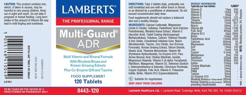 Lamberts Multi-Guard ADR 120 ταμπλέτες