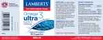 Lamberts Omega 3 Ultra Pure Fish Oil 1300mg 60 κάψουλες