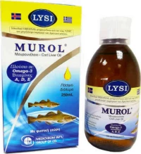 Medichrom Murol Μουρουνέλαιο 250ml Φυσική Γεύση