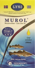 Medichrom Murol Μουρουνέλαιο 250ml Φυσική Γεύση