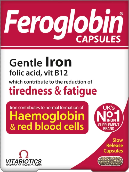 Vitabiotics Feroglobin Slow Release 30κάψουλες