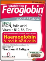 Vitabiotics Feroglobin Slow Release 30κάψουλες